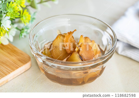 Homemade ginger syrup Homemade ginger syrup 118682598