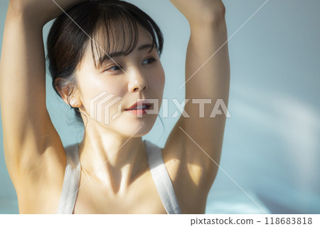 愛護自己身體的女人 愛護自己身體的女人 118683818