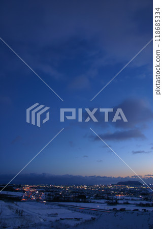 函館冬季夜景 函館冬季夜景 118685334