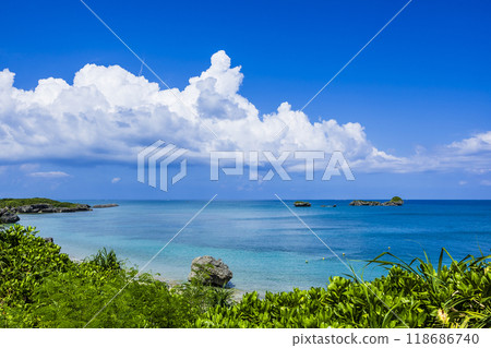 Okinawa coast sky Okinawa coast sky 118686740