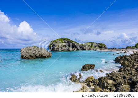 沖繩海岸的天空 118686802