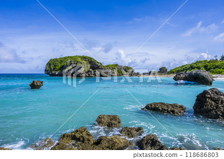 沖繩海岸的天空 118686803