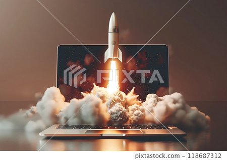 凝視未來的火箭火焰 118687312