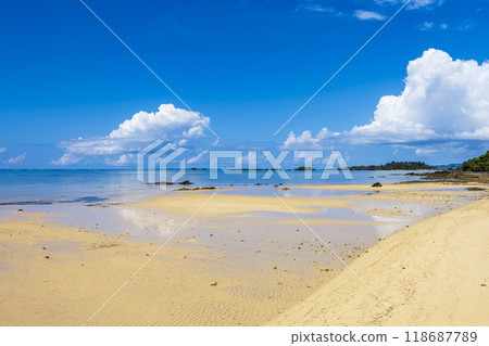 Okinawa blue sea sky Okinawa blue sea sky 118687789