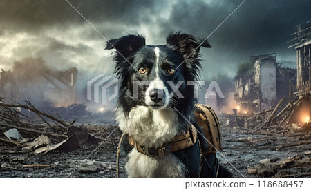 救災犬、生成AI、AI影像 118688457
