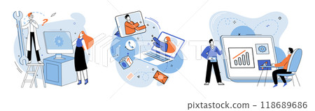 Teamwork vector illustration. Planning is crucial for effective teamwork and successful project execution Teamwork is foundation strong and successful business Innovative ideas drive successful Teamwork vector illustration. Planning is crucial for effective teamwork and successful project execution Teamwork is foundation strong and successful business Innovative ideas drive successful 118689686