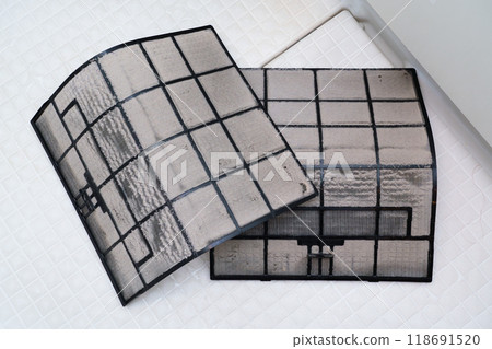Dusty air conditioner filter Dusty air conditioner filter 118691520