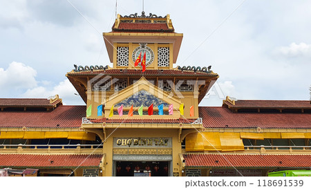 Exterior View Of Binh Tay Market In Chinatown Of Ho Chi Minh City, Vietnam, 118691539