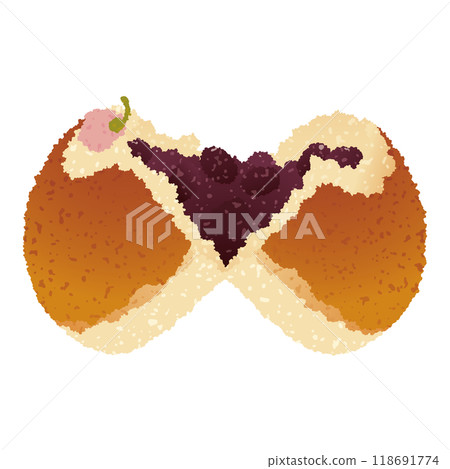 鹹櫻花半份櫻花麵包粉 118691774