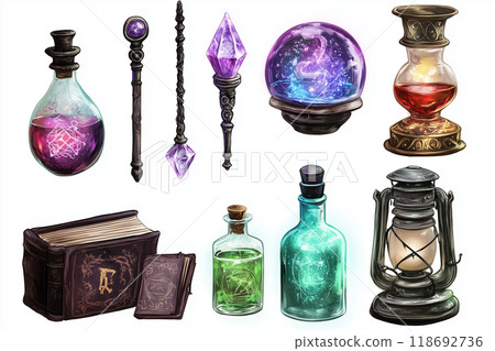 Halloween Magic Item Collection - Prop Material Collection - 118692736