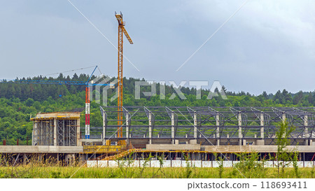 New Stadium Construction New Stadium Construction 118693411