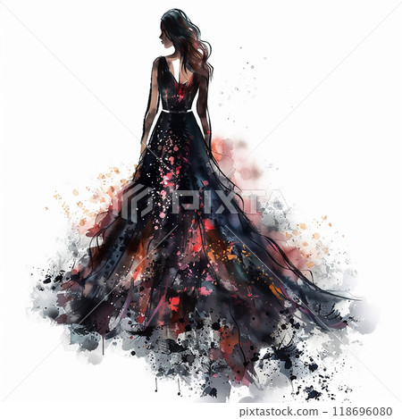 Fashion Drawing Illustration Fashion Drawing Illustration 118696080