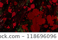 An ominous wall splattered with blood 118696096