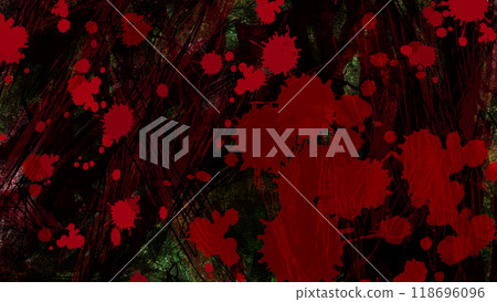 令人不安的牆壁上濺滿了血跡 令人不安的牆壁上濺滿了血跡 118696096