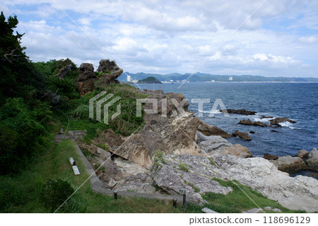 Chiba Prefecture, Niemon Island, Kagura Rock and Coast 118696129