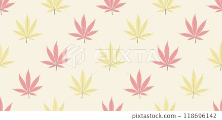Seamless marijuana background with geometric leaves pattern 118696142