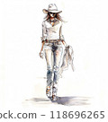Fashion Drawing Illustration 118696265