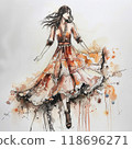 Fashion Drawing Illustration 118696271