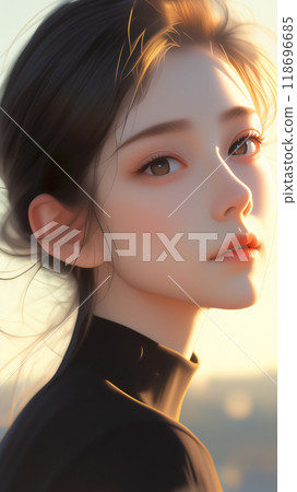 Wallpaper cool girl 118696685