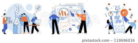 Brand vector illustration. Brand metaphor, poets muse, inspires narrative transcends tangible Creativity, alchemy, transforms ordinary elements into extraordinary essence brand Creative, spark Brand vector illustration. Brand metaphor, poets muse, inspires narrative transcends tangible Creativity, alchemy, transforms ordinary elements into extraordinary essence brand Creative, spark 118696816