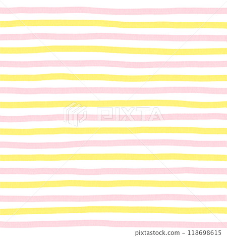 Pink Yellow Hand Drawn Stripe Pattern Background Overlay 118698615