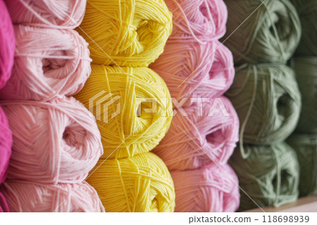 Discover colorful yarn spools perfect for diverse crafting and knitting projects Discover colorful yarn spools perfect for diverse crafting and knitting projects 118698939