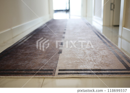 An Elegant Hallway Runner Rug featuring a Stylish and Modern Design for your home decor An Elegant Hallway Runner Rug featuring a Stylish and Modern Design for your home decor 118699337