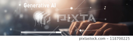 Human interact with AI artificial intelligence brain process generative AI EIDE Human interact with AI artificial intelligence brain process generative AI EIDE 118700225