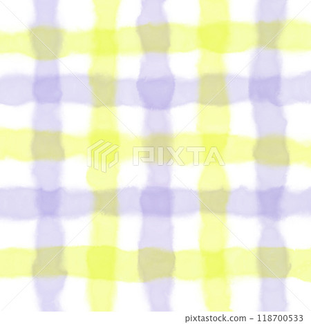 Purple Yellow Gingham Check Hand Drawn Pattern Background Overlay Purple Yellow Gingham Check Hand Drawn Pattern Background Overlay 118700533