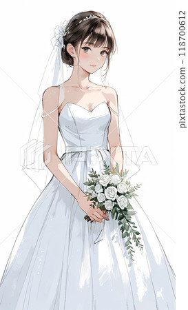 年輕的新娘 118700612