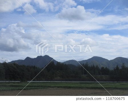 Mountainous scenery 118700675