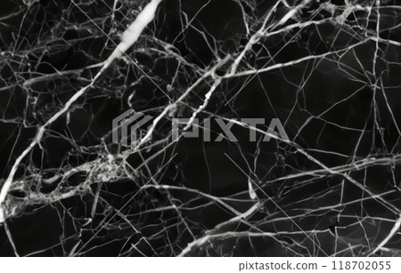 黑色大理石紋理白線天然石材圖案 黑色大理石紋理白線天然石材圖案 118702055