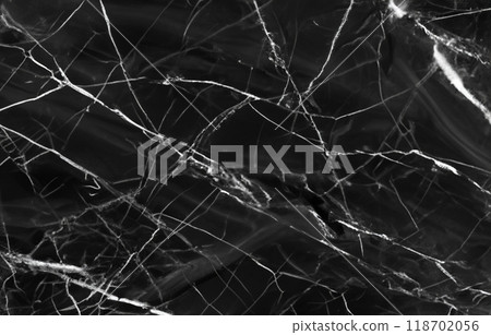 黑色大理石紋理白線天然石材圖案 118702056