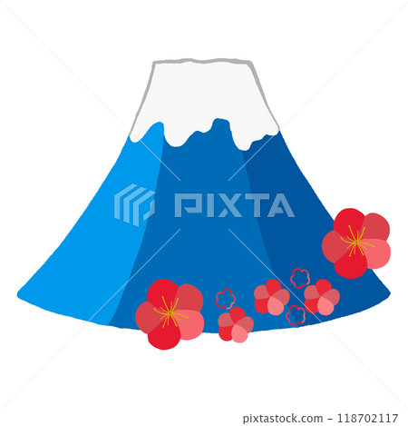 梅花和富士山 梅花和富士山 118702117
