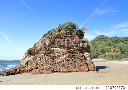 稻佐海灘和弁天島｜島根縣 118702370