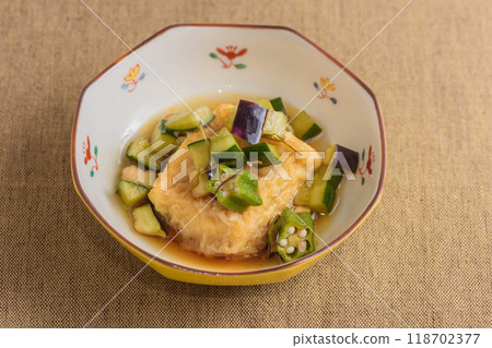 夏蔬菜醬炸豆腐 118702377