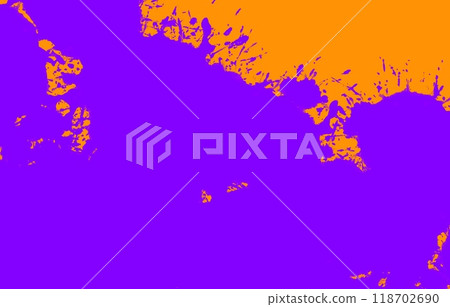 Halloween background orange and purple ink splash, abstract background design Halloween background orange and purple ink splash, abstract background design 118702690