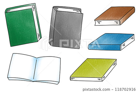 寬鬆簡單的書籍套裝模擬風格 118702916