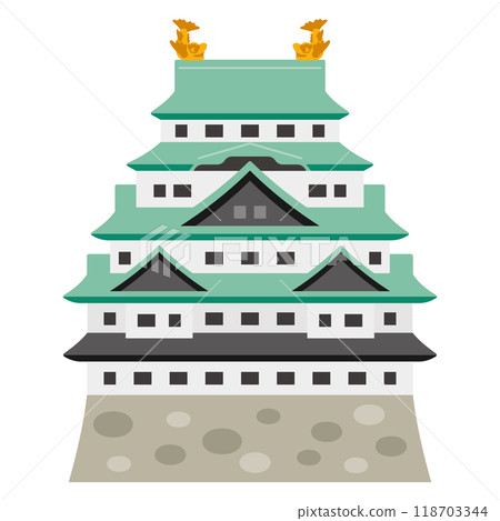 Illustration of Nagoya Castle 118703344