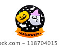 Halloween background material 118704015