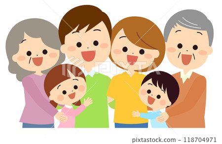 親密的三口之家 118704971