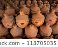 Group of clay pots 118705035