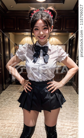 萬聖節的黑色禮服 118706027