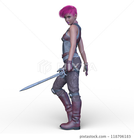 Female swordsman Female swordsman 118706183