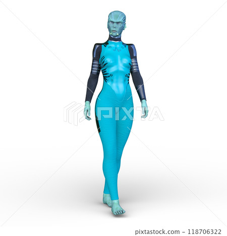 Female alien Female alien 118706322