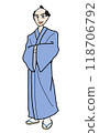Handsome men in the Edo period 2 (image of young Tsutae) 118706792
