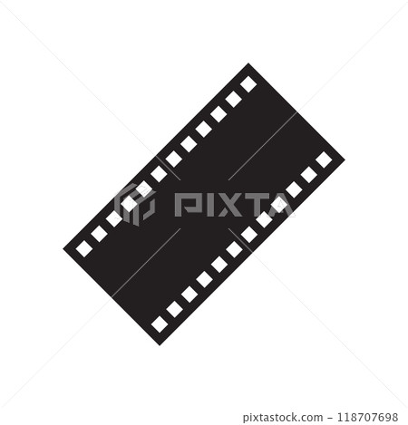 Film reel icon logo design template isolated illustration Film reel icon logo design template isolated illustration 118707698