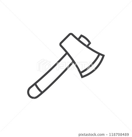 axe icon vector axe icon vector 118708489