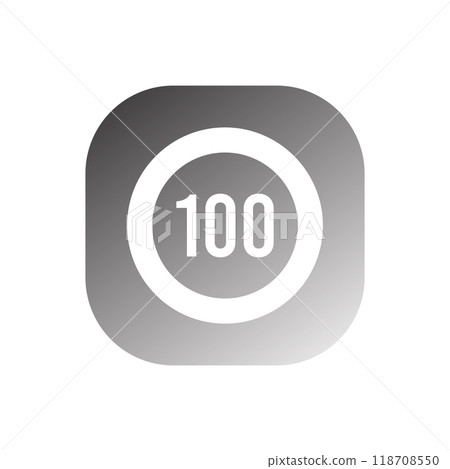 speed limit sign icon vector 118708550