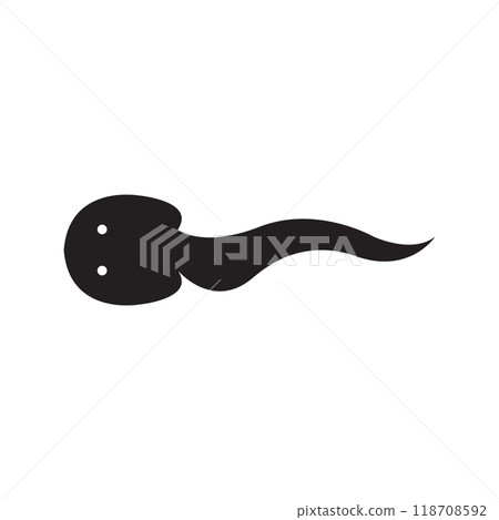 tadpole icon vector tadpole icon vector 118708592